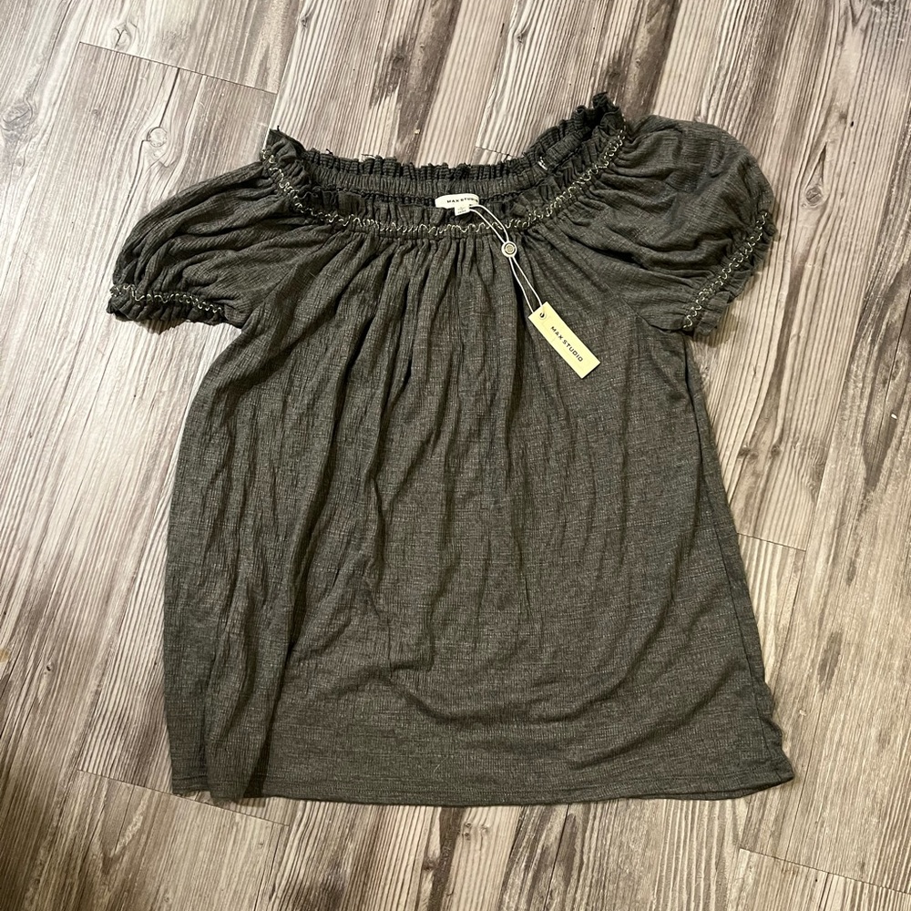 NWT! Max Studio Off the Shoulder Top
